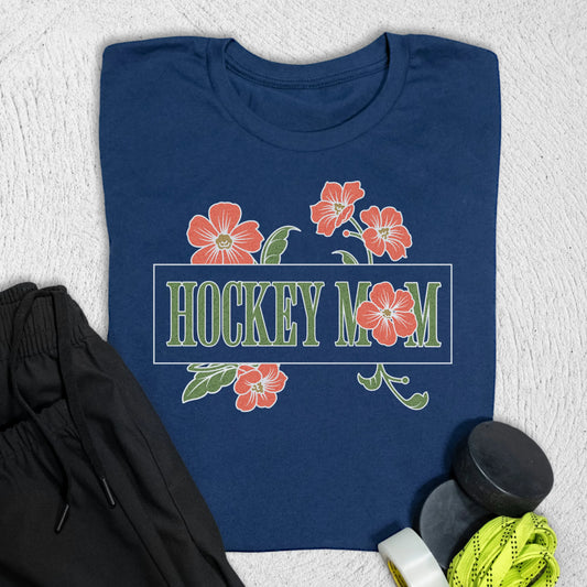 Flower Mom T-Shirt S / Navy T-Shirt