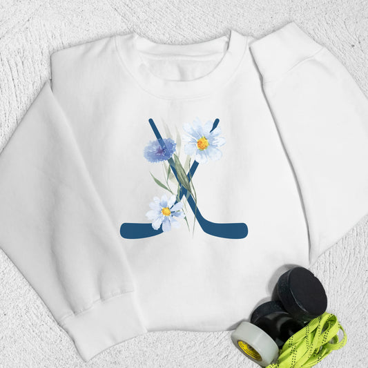 Flower Sticks Sweatshirt White / M Sweatshirt