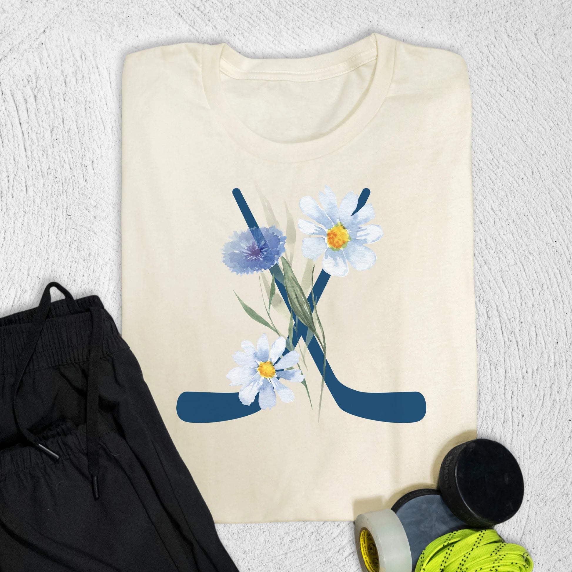 Flower Sticks T-Shirt Natural / S T-Shirt