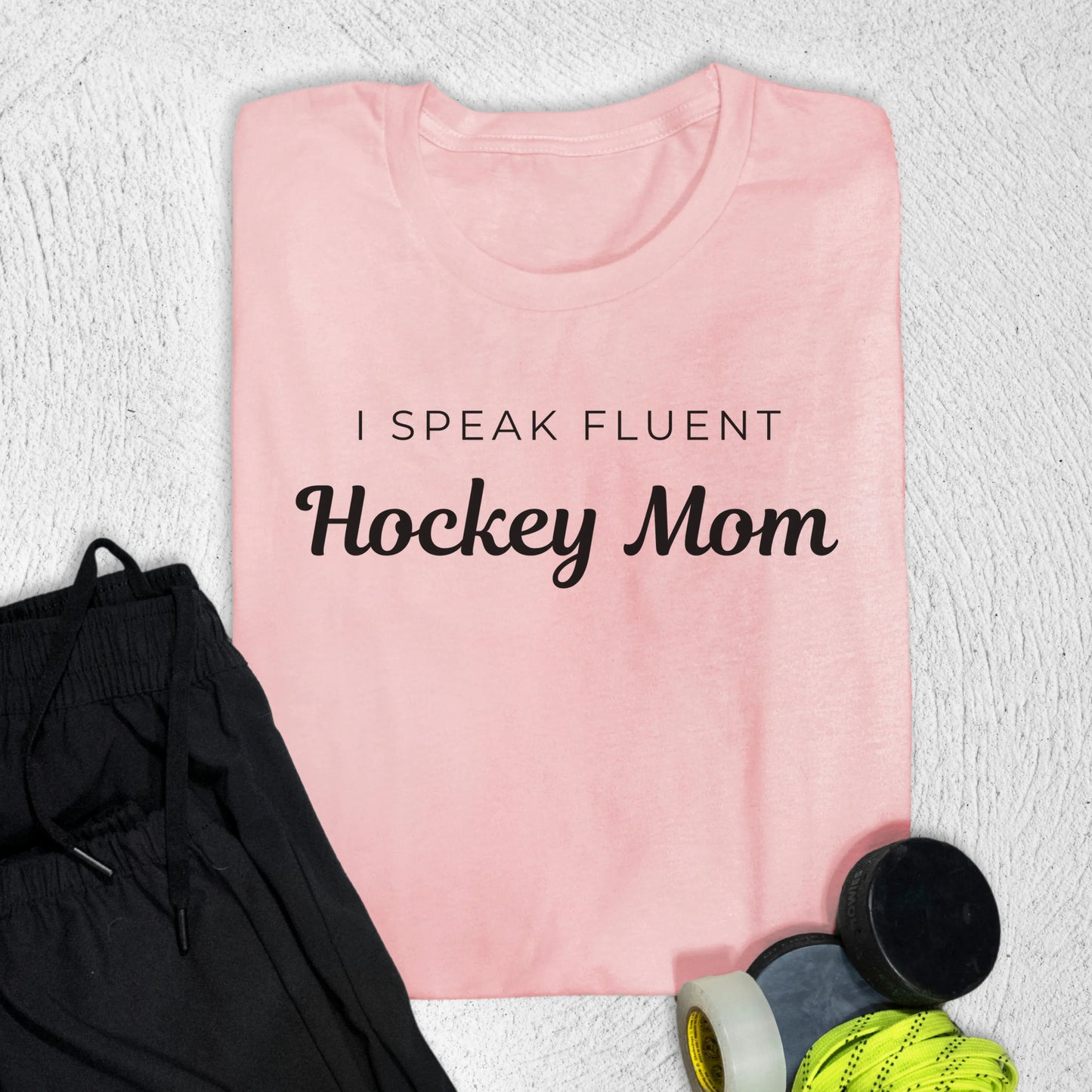 Fluent Hockey Mom T-Shirt Pink / S T-Shirt