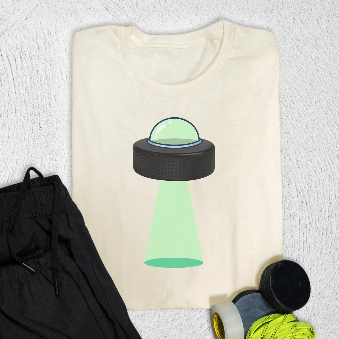 Flying Saucer T-Shirt S / Natural T-Shirt