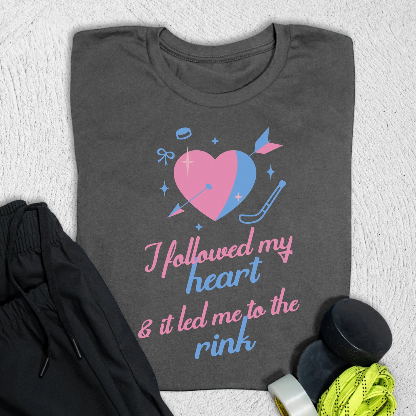 Follow Your Heart T-Shirt S / Asphalt T-Shirt
