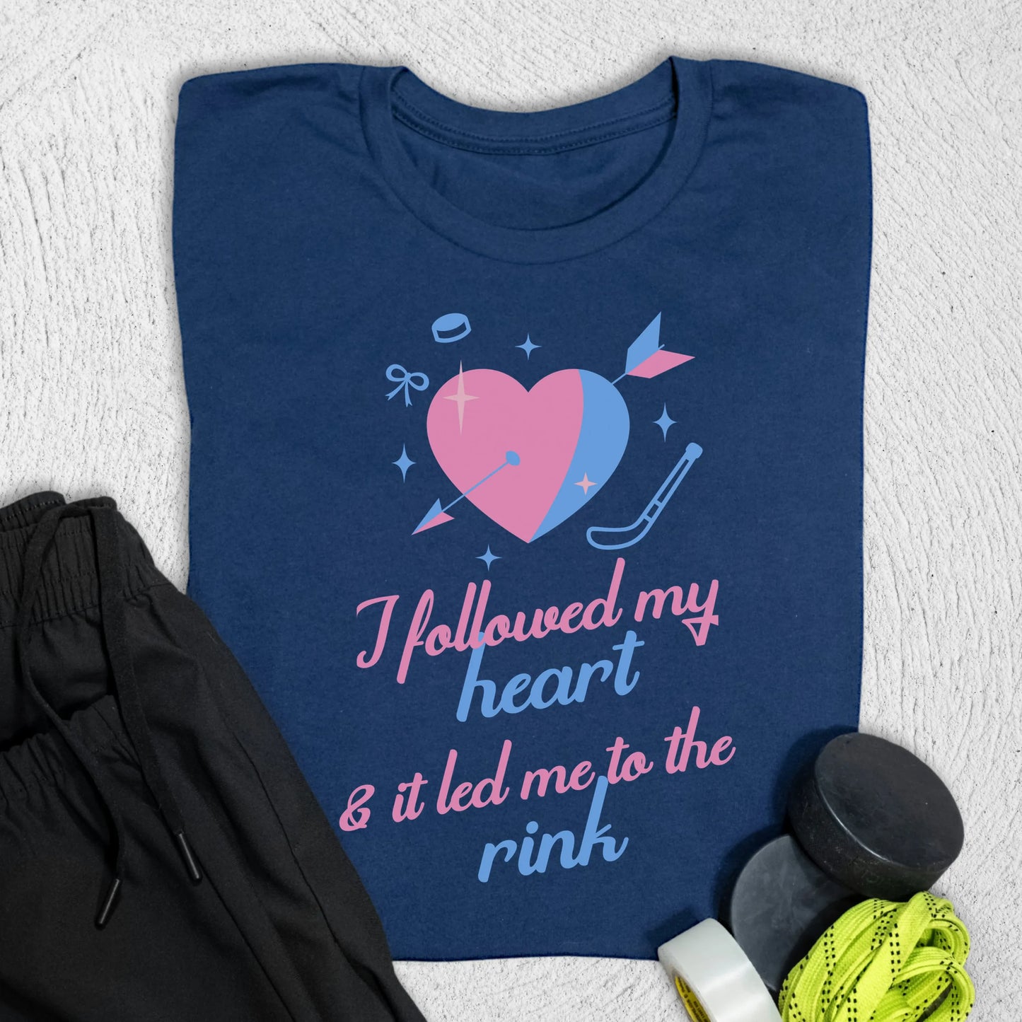 Follow Your Heart T-Shirt S / Navy T-Shirt