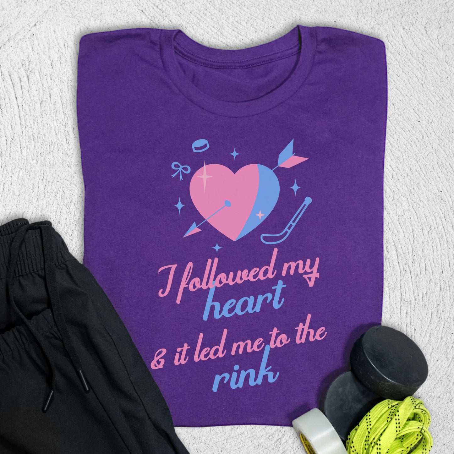 Follow Your Heart T-Shirt S / Team Purple T-Shirt