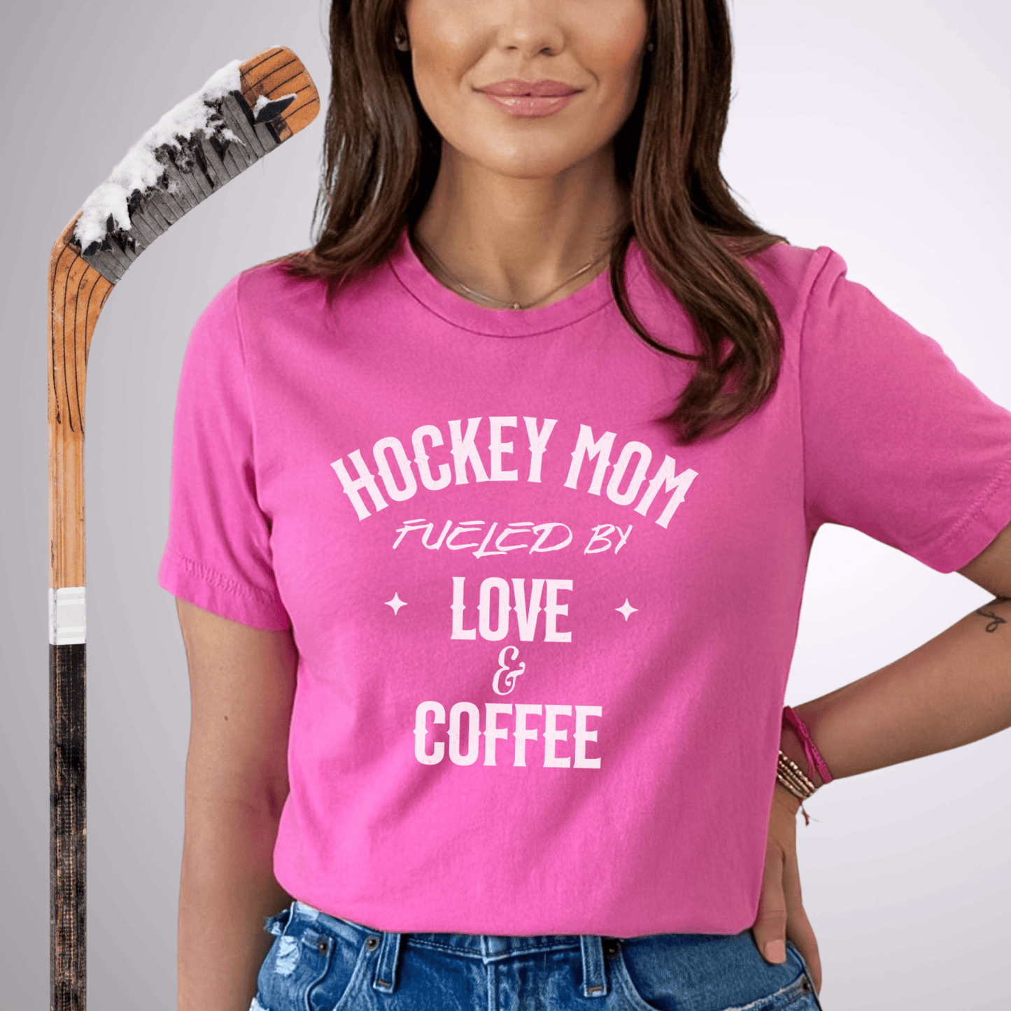 Fueled by Coffee T-Shirt Charity Pink / S T-Shirt