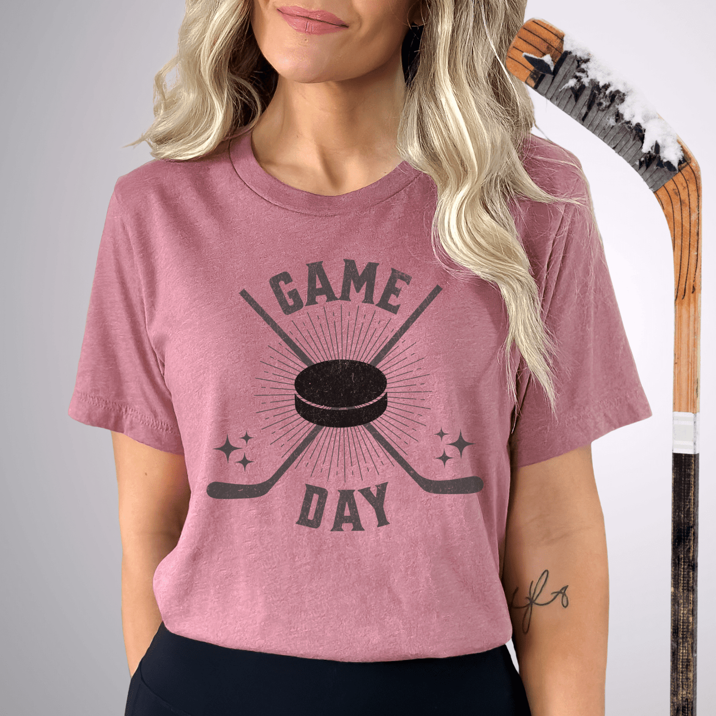 Game Day T-Shirt Heather Mauve / S T-Shirt