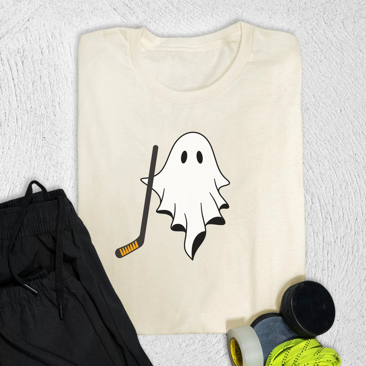 Ghostie On Ice T-Shirt Natural / S T-Shirt