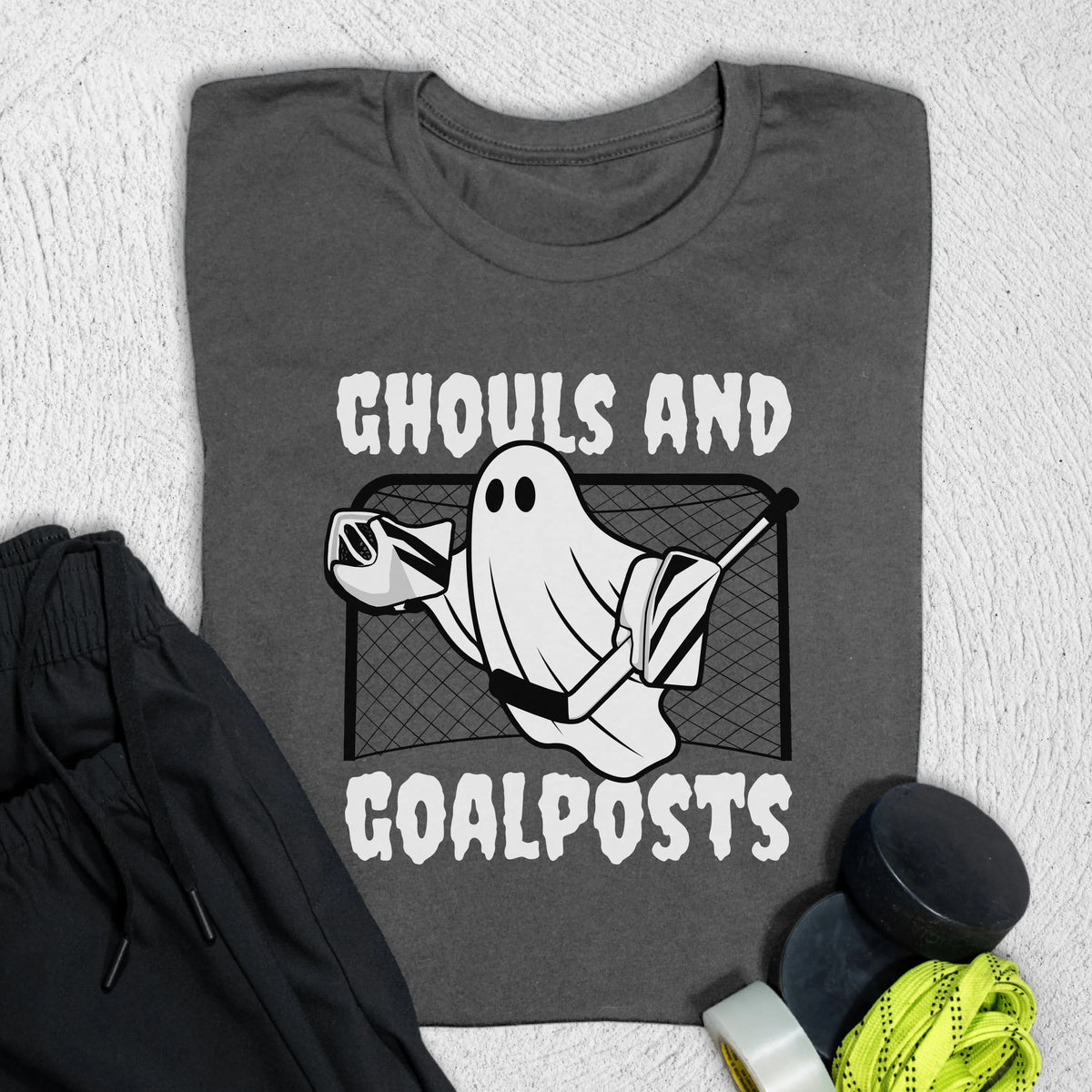 Ghouls and Goalposts T-Shirt Asphalt / S T-Shirt