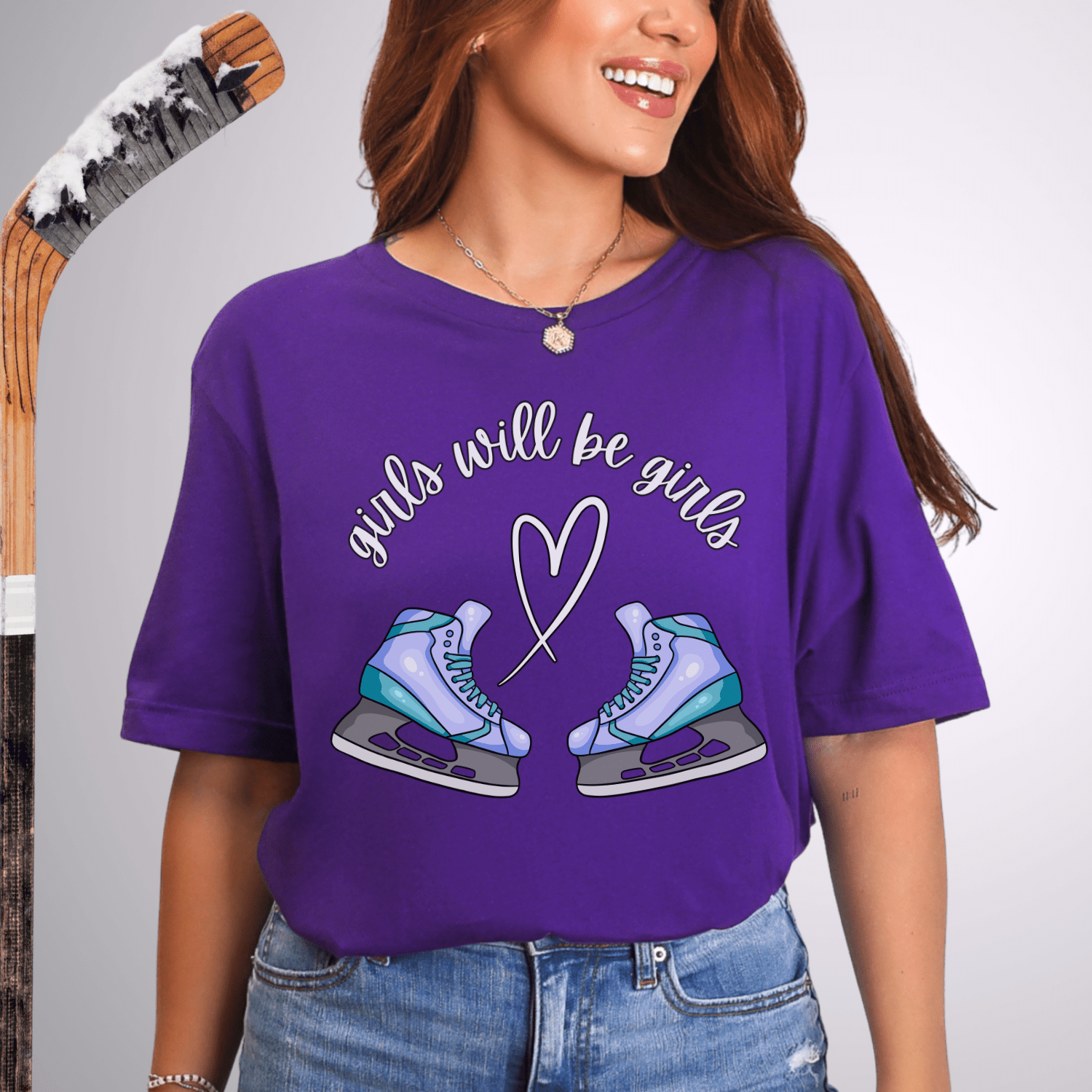 Girls Will Be Girls T-Shirt Team Purple / S T-Shirt