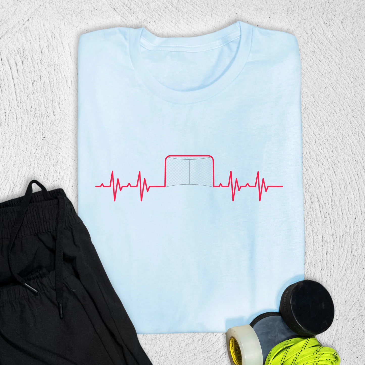 Goal Heartbeat T-Shirt S / Baby Blue T-Shirt
