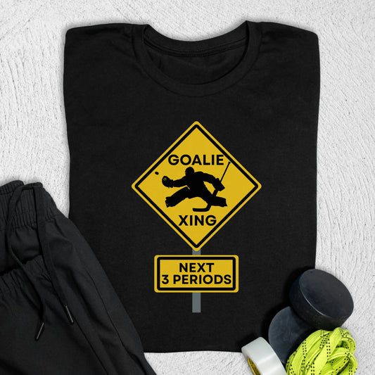 Goalie Crossing T-Shirt Black / S T-Shirt