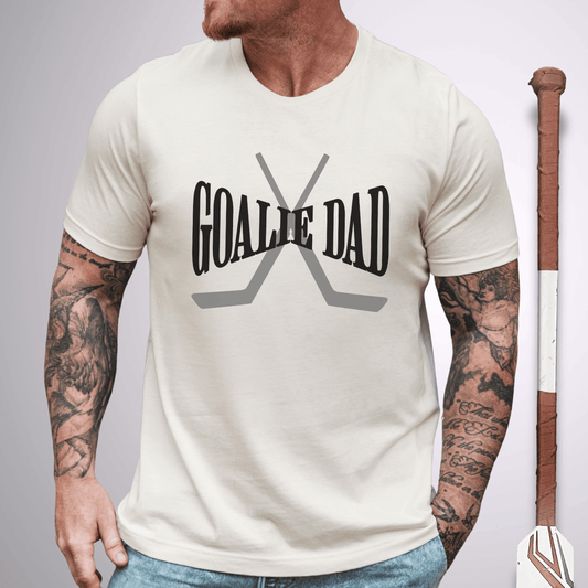 Goalie Dad T-Shirt Natural / S T-Shirt