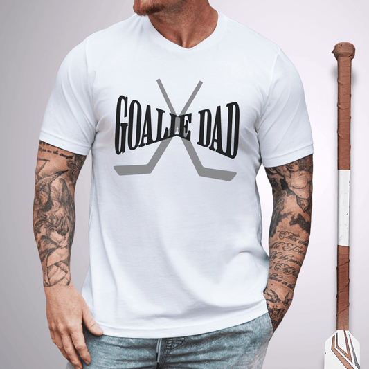 Goalie Dad T-Shirt White / S T-Shirt