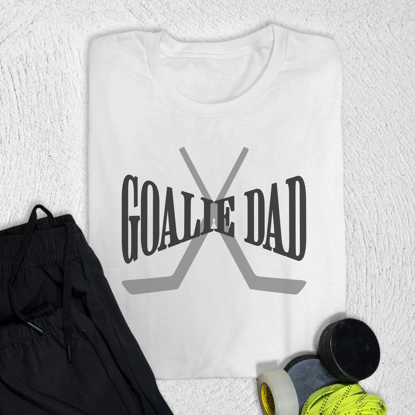 Goalie Dad T-Shirt White / S T-Shirt