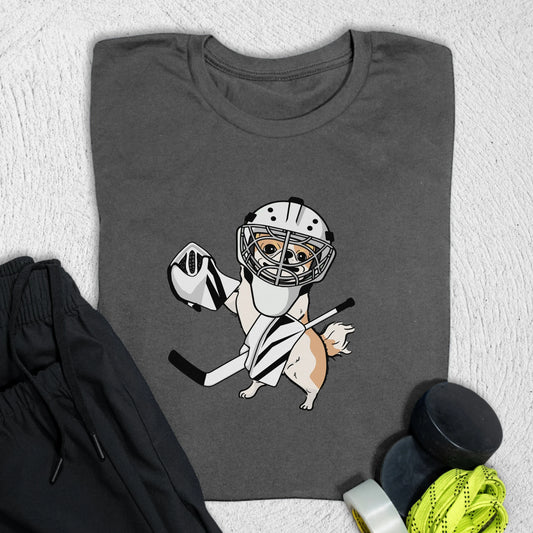 Goalie Dog T-Shirt S / Asphalt T-Shirt
