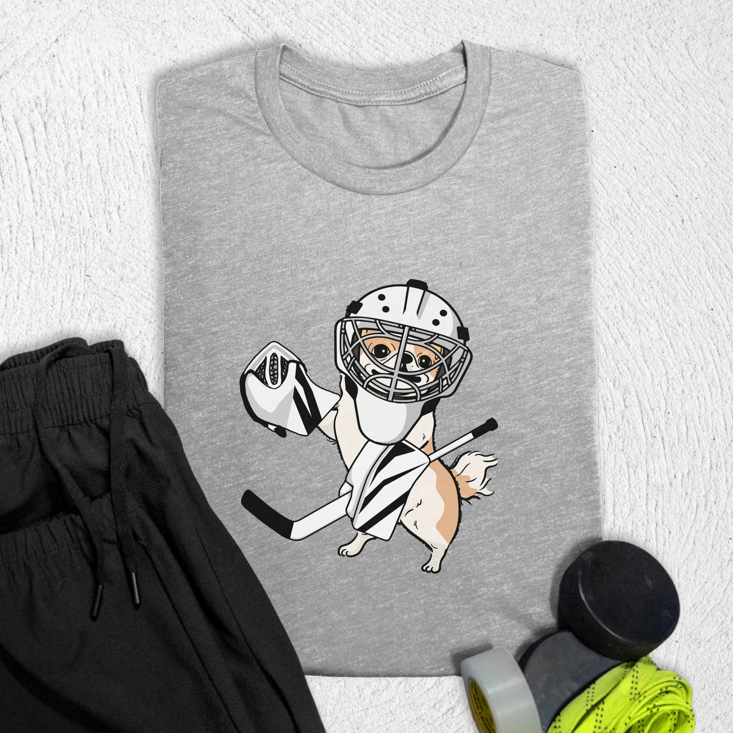 Goalie Dog T-Shirt S / Athletic Heather T-Shirt