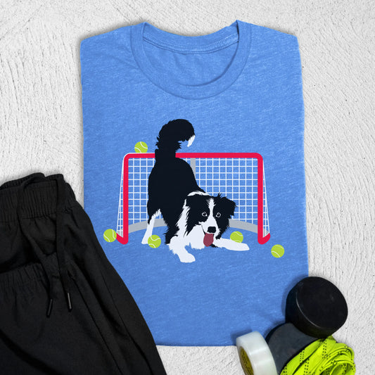 Goalie Doggo T-Shirt S / Heather Columbia Blue T-Shirt