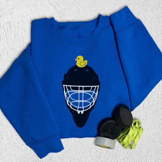 Goalie Duck Sweatshirt S / Royal Blue Sweatshirt