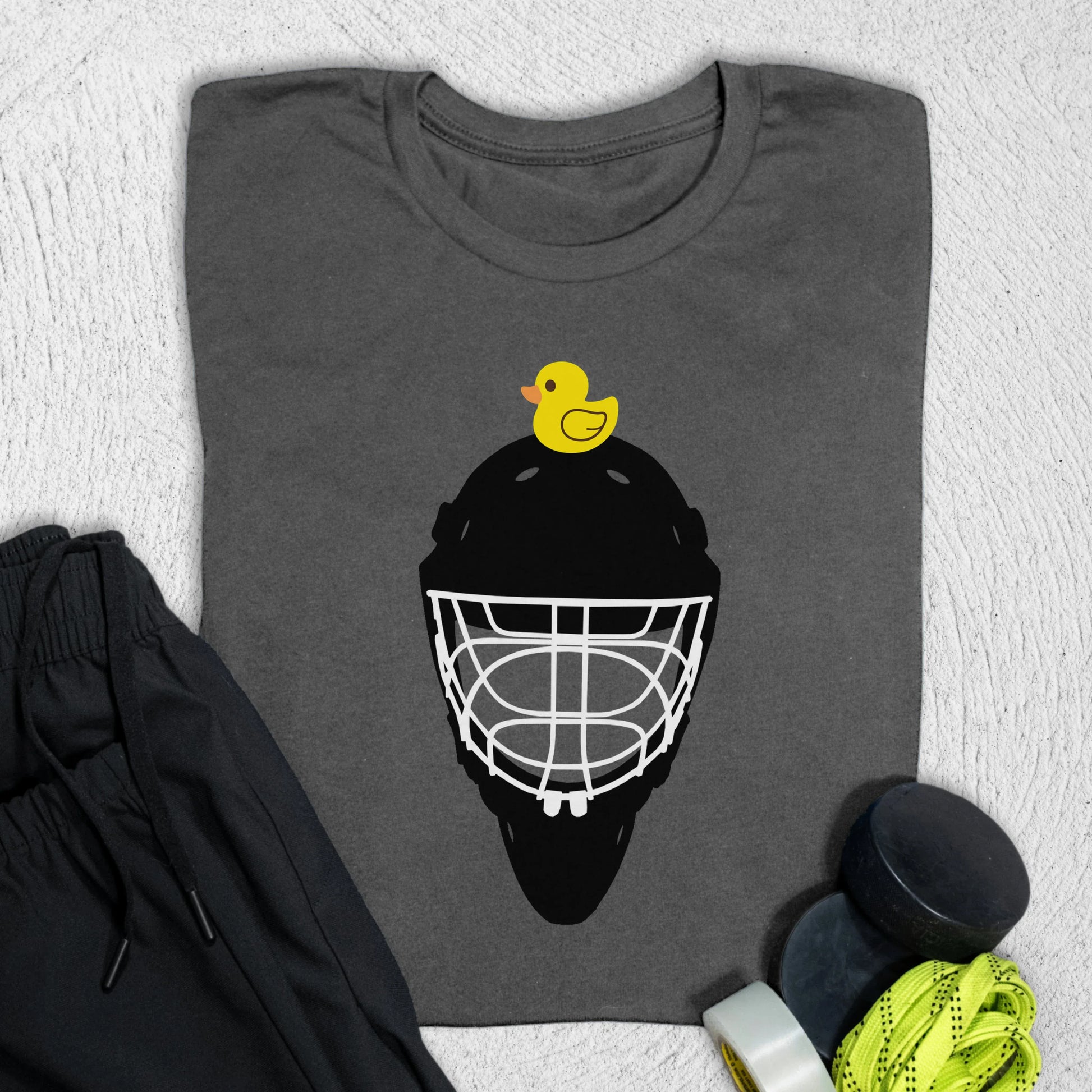 Goalie Duck T-Shirt Asphalt / S T-Shirt