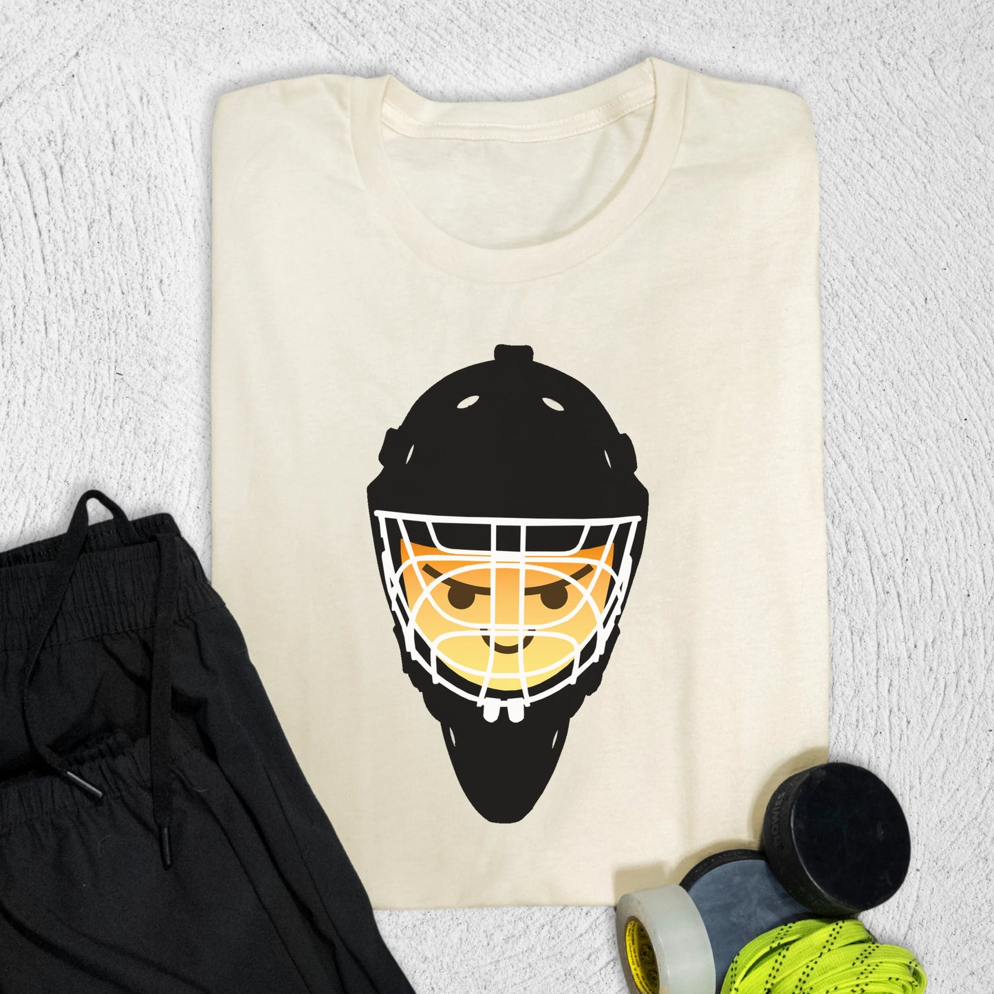 Goalie Emoji T-Shirt Natural / S T-Shirt