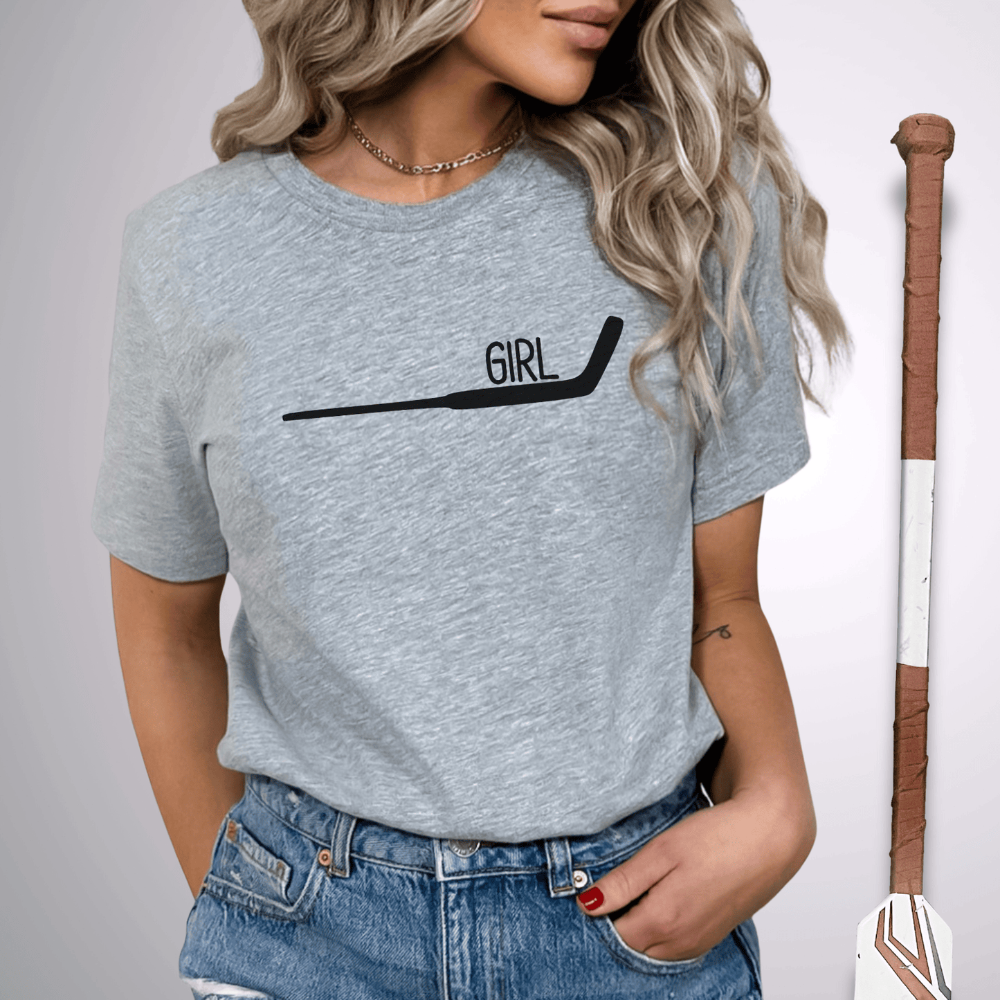 Goalie Girl T-Shirt Athletic Heather / S T-Shirt