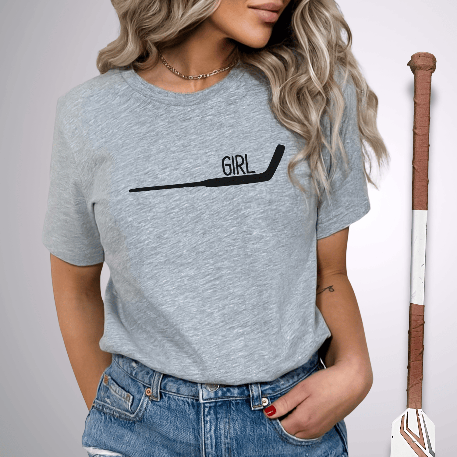 Goalie Girl T-Shirt Athletic Heather / S T-Shirt