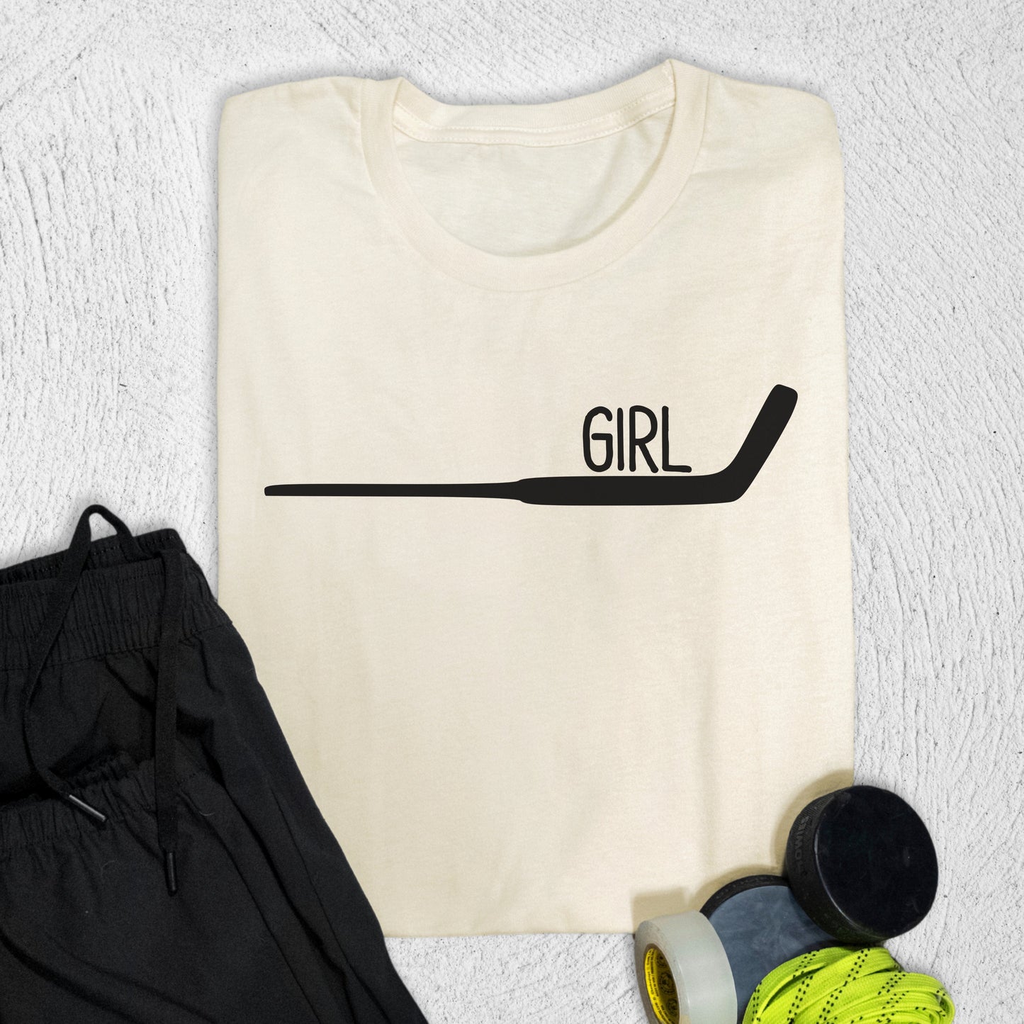 Goalie Girl T-Shirt Natural / S T-Shirt