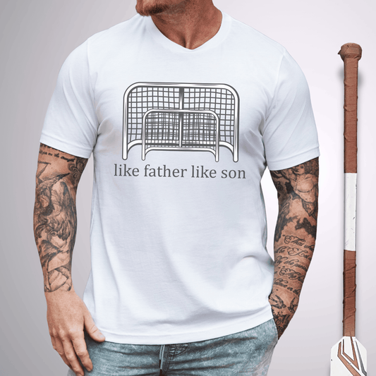 Goalie Like Father T-Shirt White / S T-Shirt