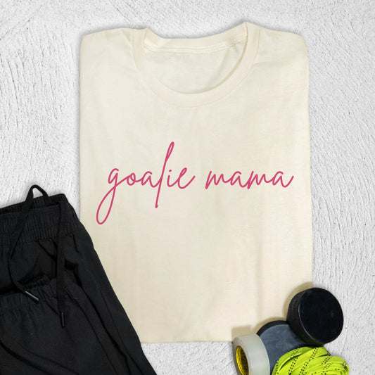 Goalie Mama T-Shirt Natural / S T-Shirt
