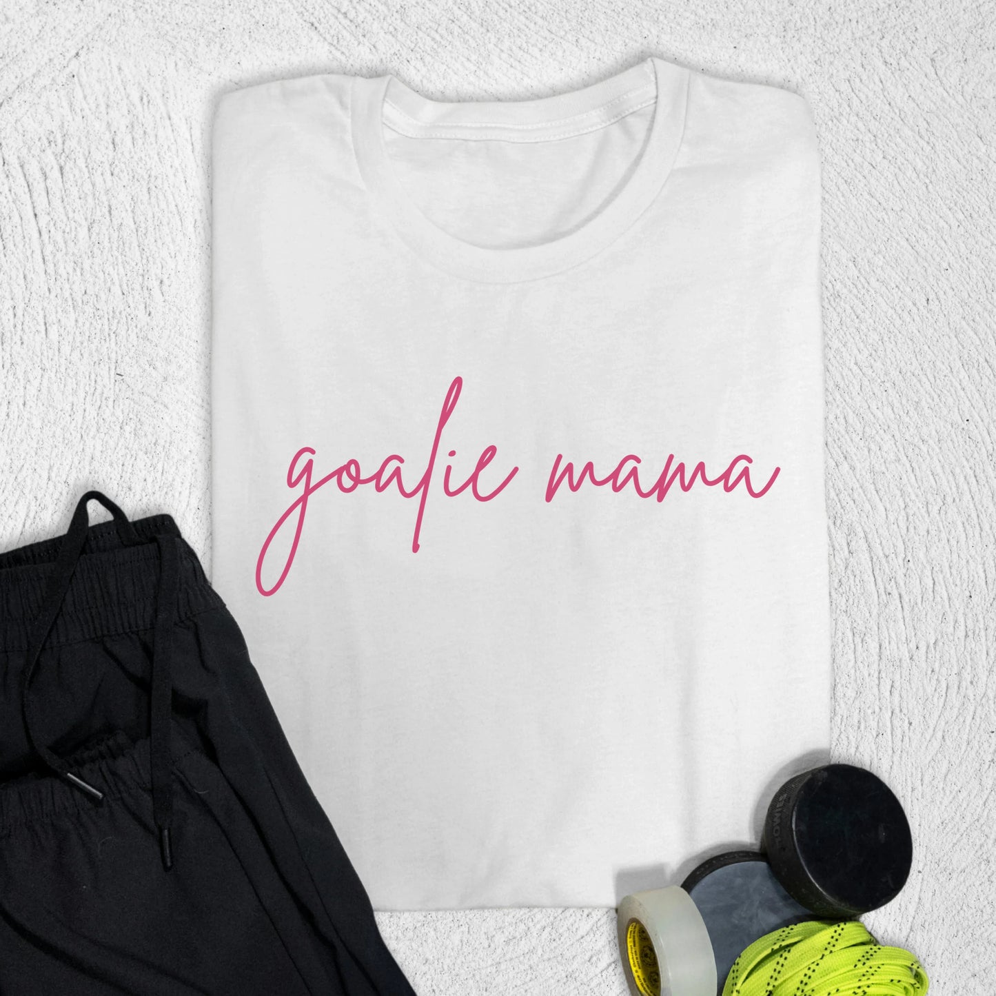 Goalie Mama T-Shirt White / S T-Shirt