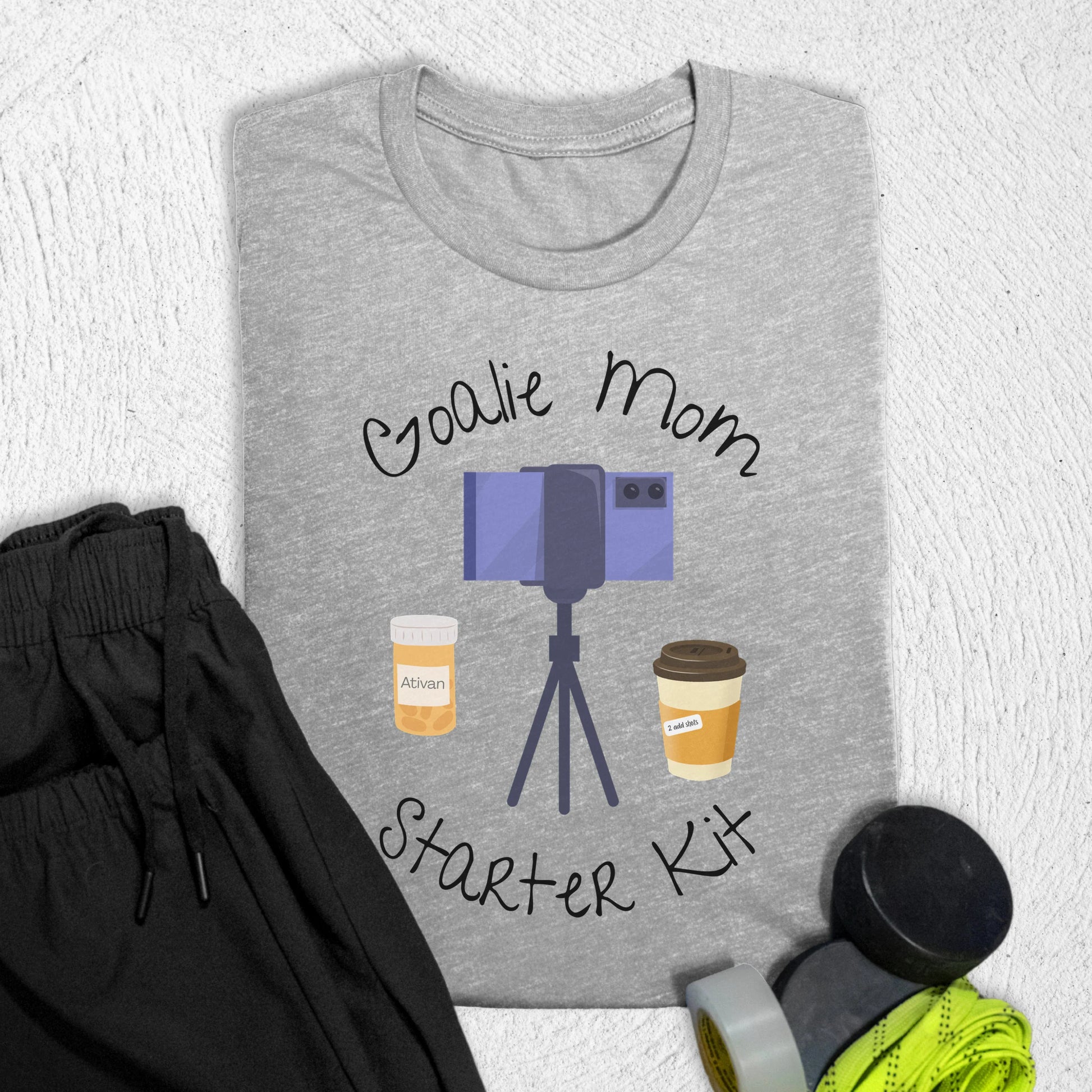Goalie Mom Kit T-Shirt Athletic Heather / S T-Shirt