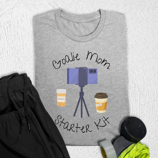 Goalie Mom Kit T-Shirt Athletic Heather / S T-Shirt