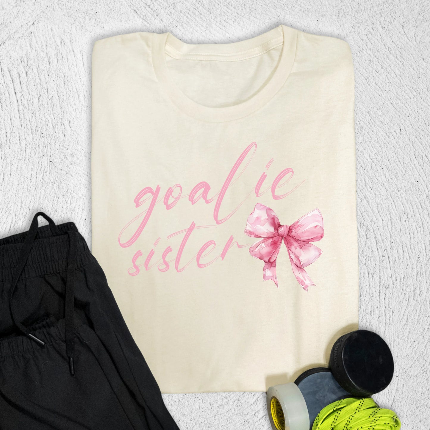 Goalie Sister T-Shirt Natural / S T-Shirt
