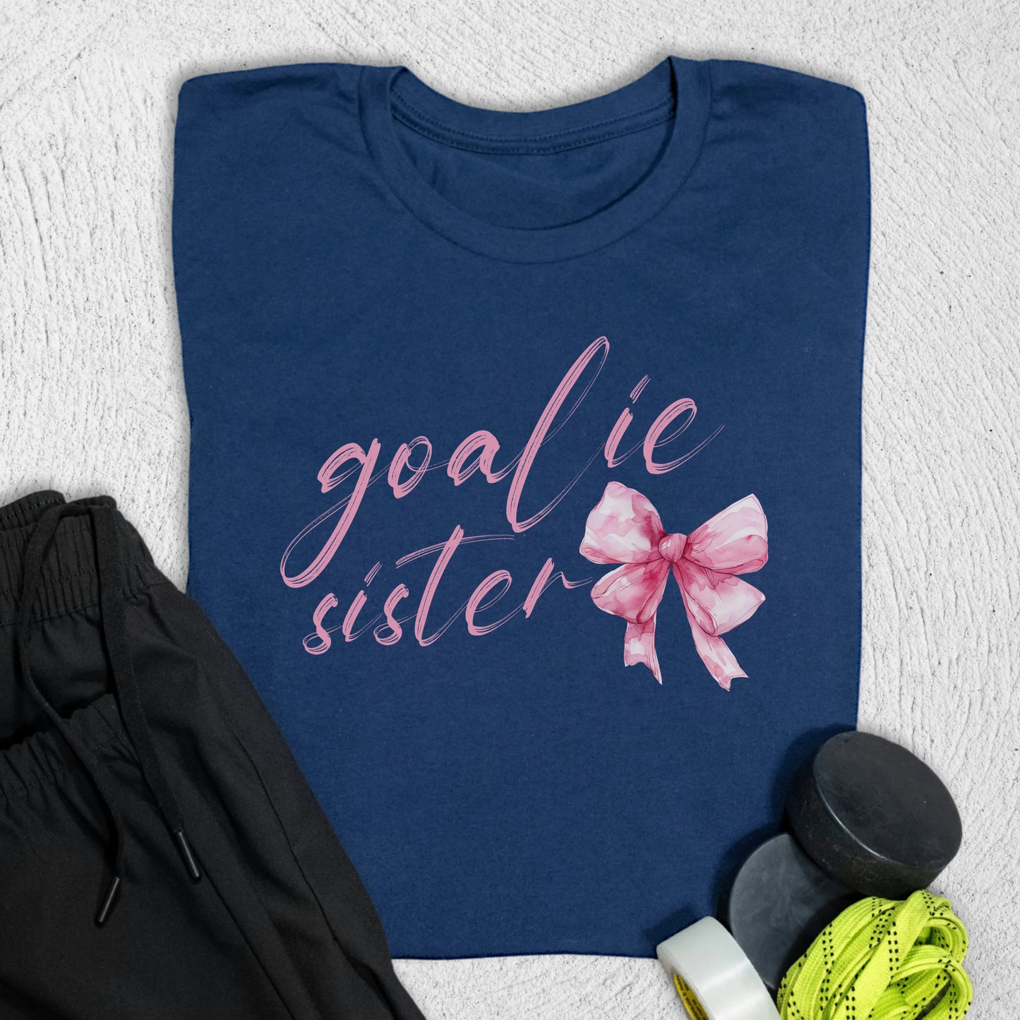 Goalie Sister T-Shirt Navy / S T-Shirt