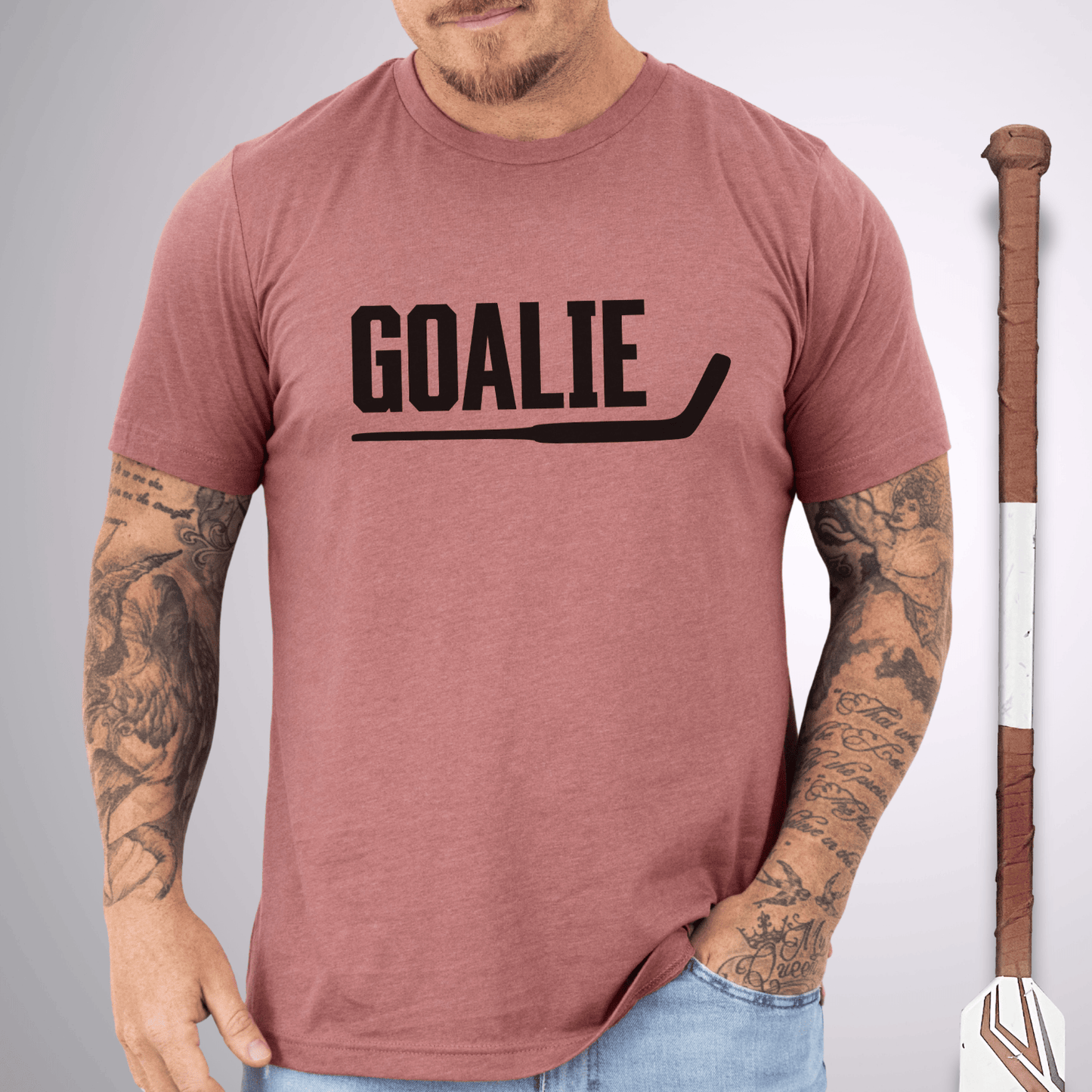 Goalie T-Shirt Heather Mauve / S T-Shirt