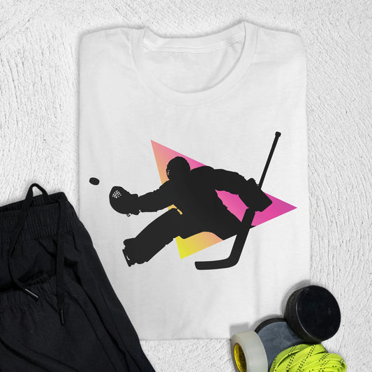 Goalie Triangle T-Shirt White / S T-Shirt