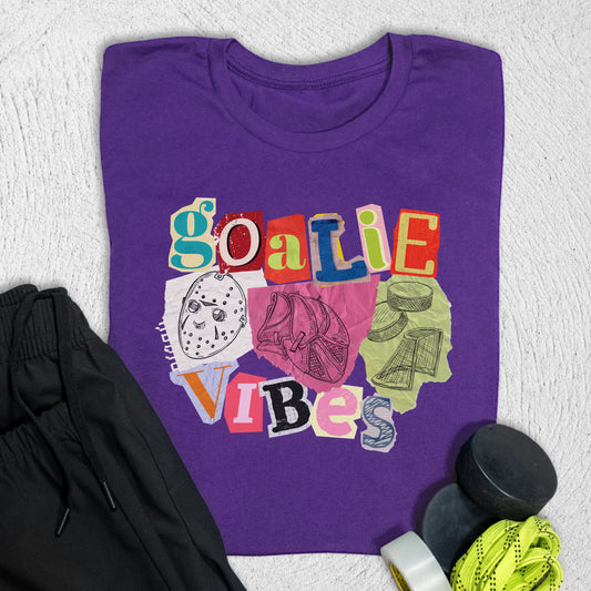Goalie Vibes T-Shirt Team Purple / S T-Shirt