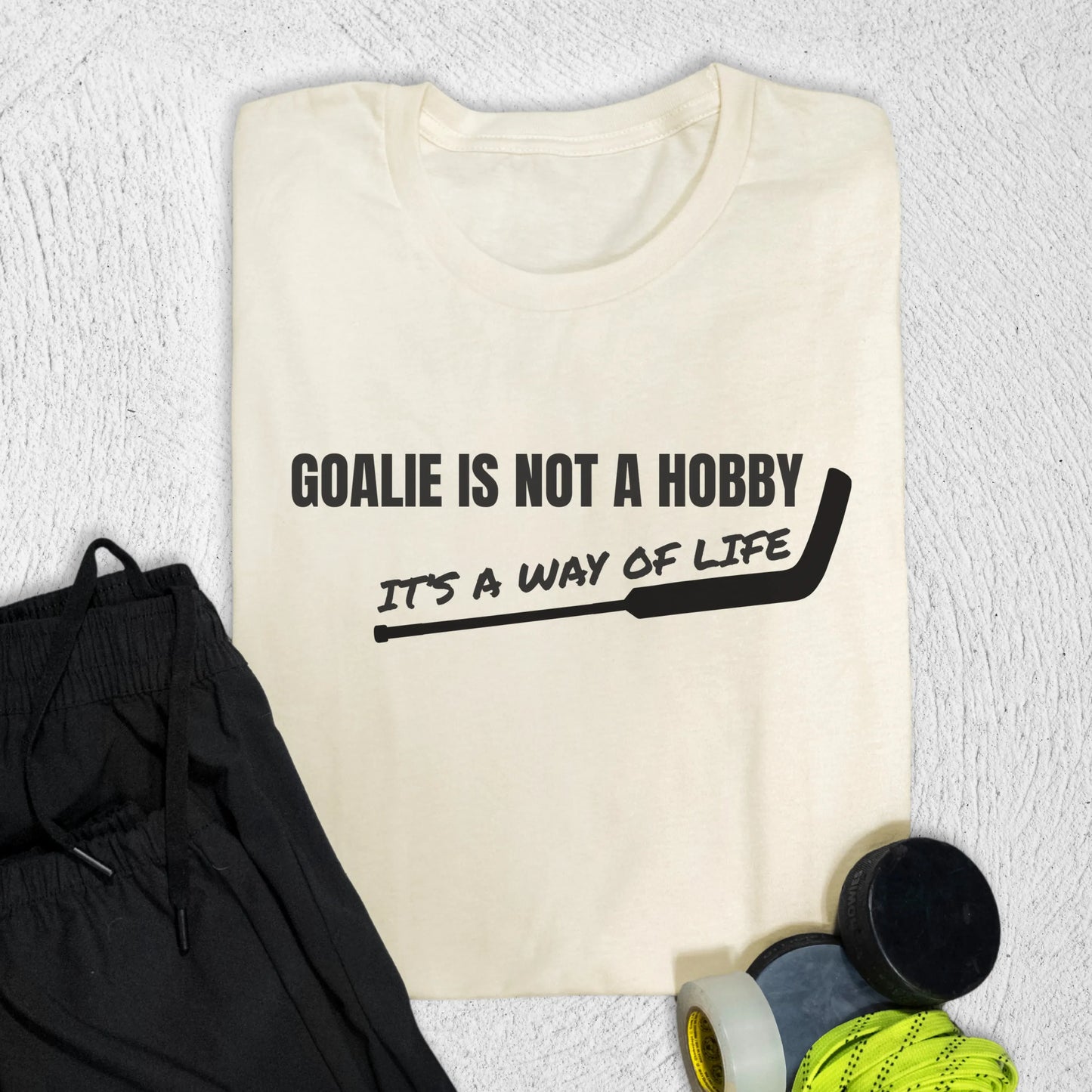Goalie Way of Life T-Shirt S / Natural T-Shirt