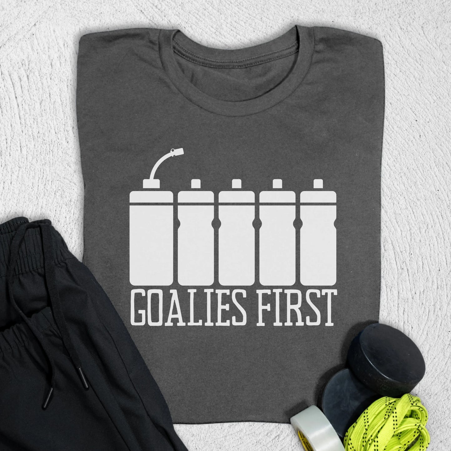 Goalies First T-Shirt Asphalt / S T-Shirt