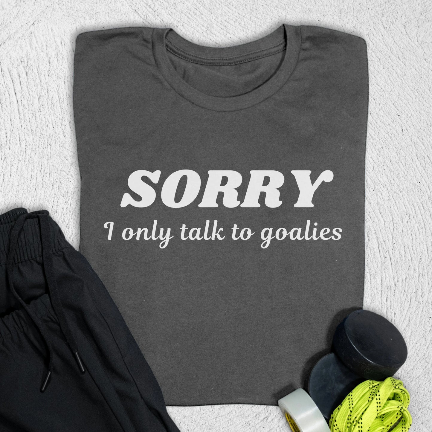 Goalies Only T-Shirt Asphalt / S T-Shirt