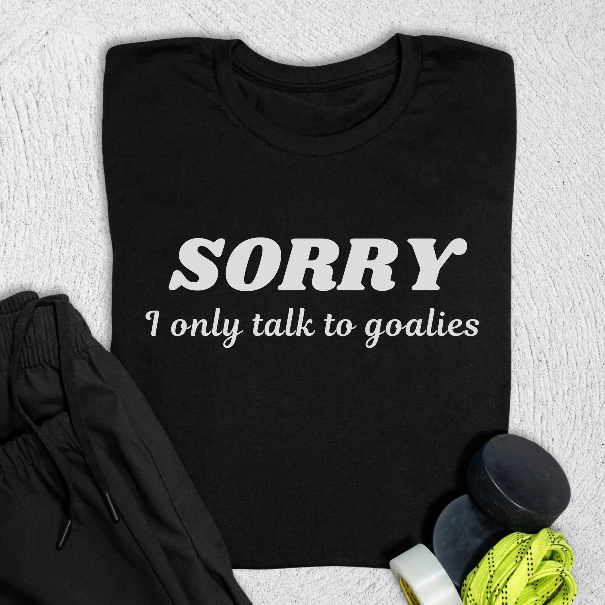 Goalies Only T-Shirt Black / S T-Shirt