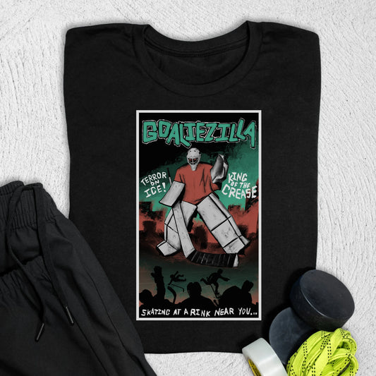 Goaliezilla T-Shirt S / Black T-Shirt