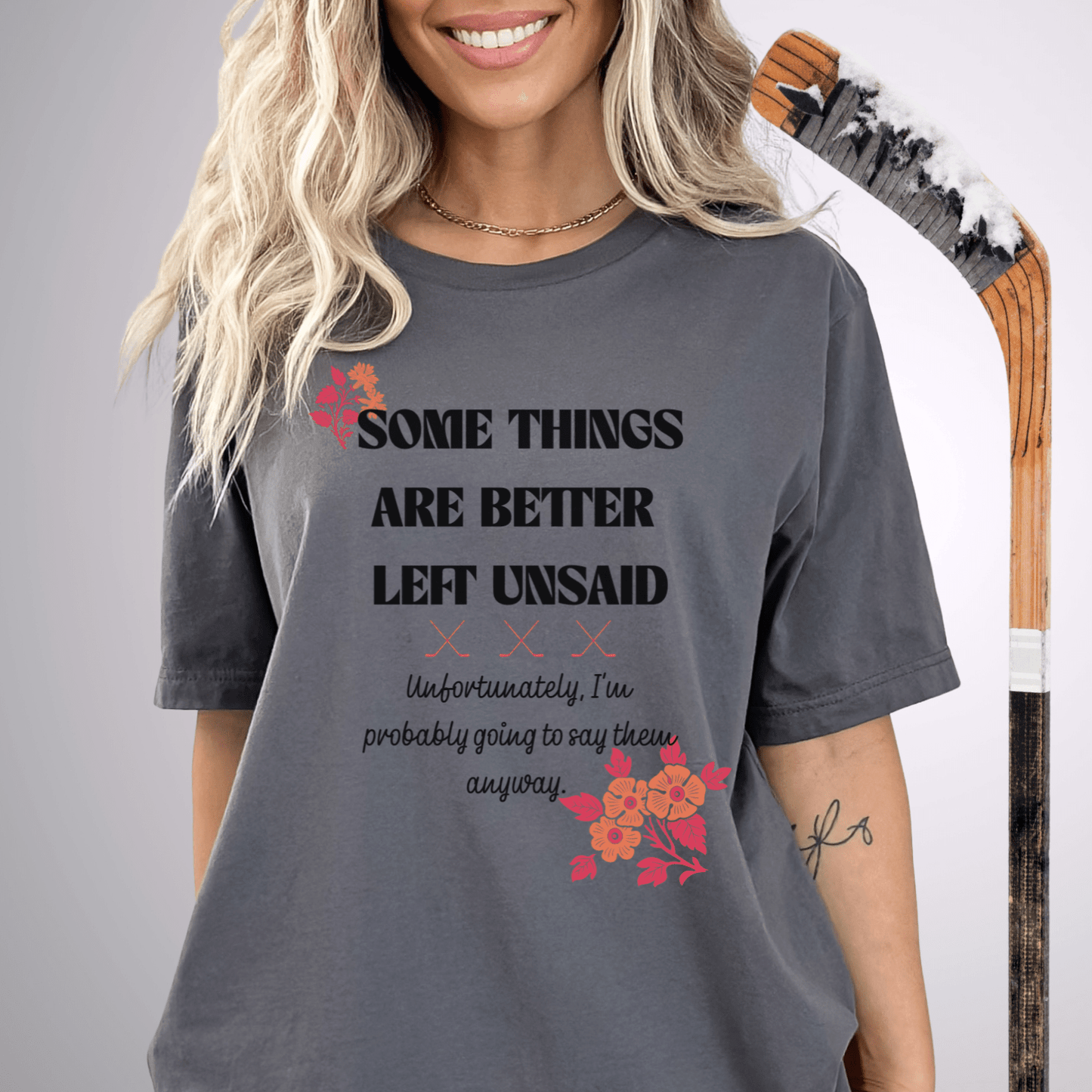 Going to Say Them Anyway T-Shirt Asphalt / S T-Shirt