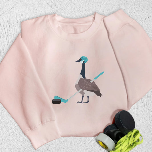Goose Sweatshirt S / Pale Pink Sweatshirt