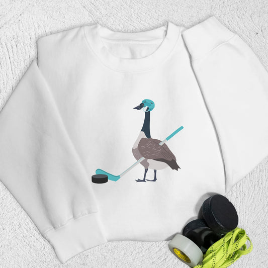 Goose Sweatshirt S / White Sweatshirt