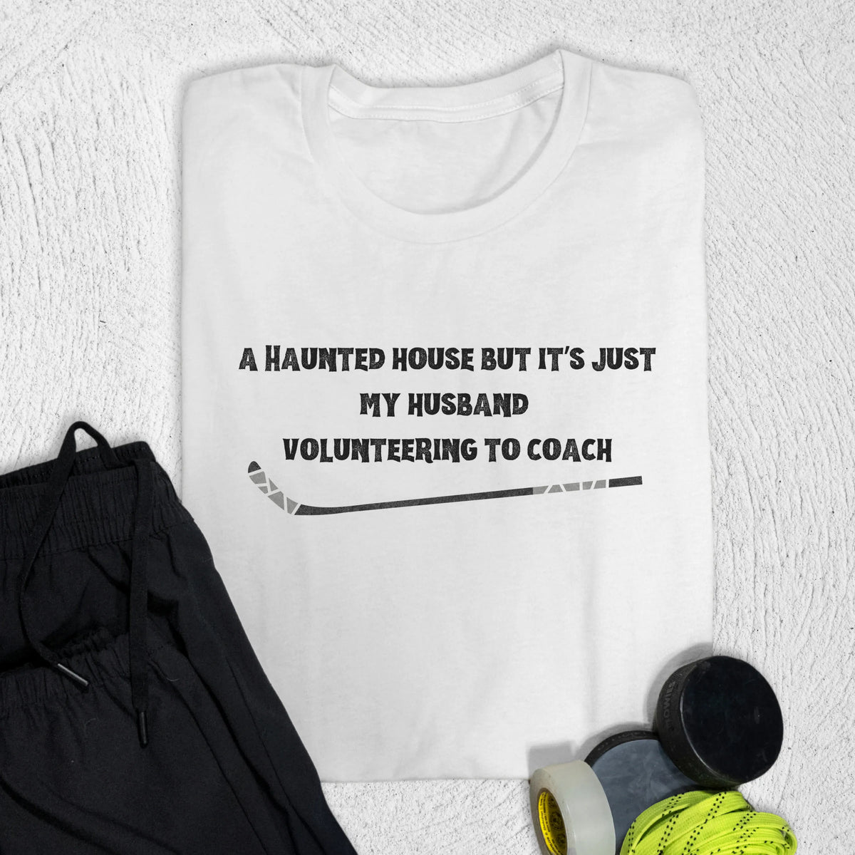 Haunted House Husband T-Shirt S / White T-Shirt