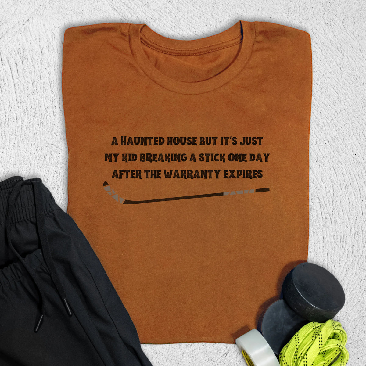Haunted House Stick T-Shirt S / Autumn T-Shirt