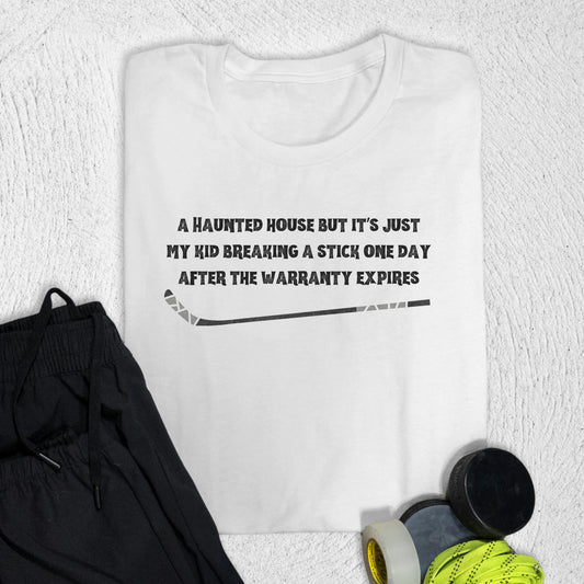 Haunted House Stick T-Shirt S / White T-Shirt