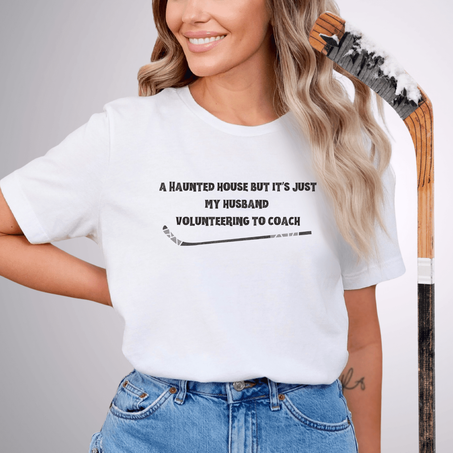 Haunted House with Coaching T-Shirt White / S T-Shirt