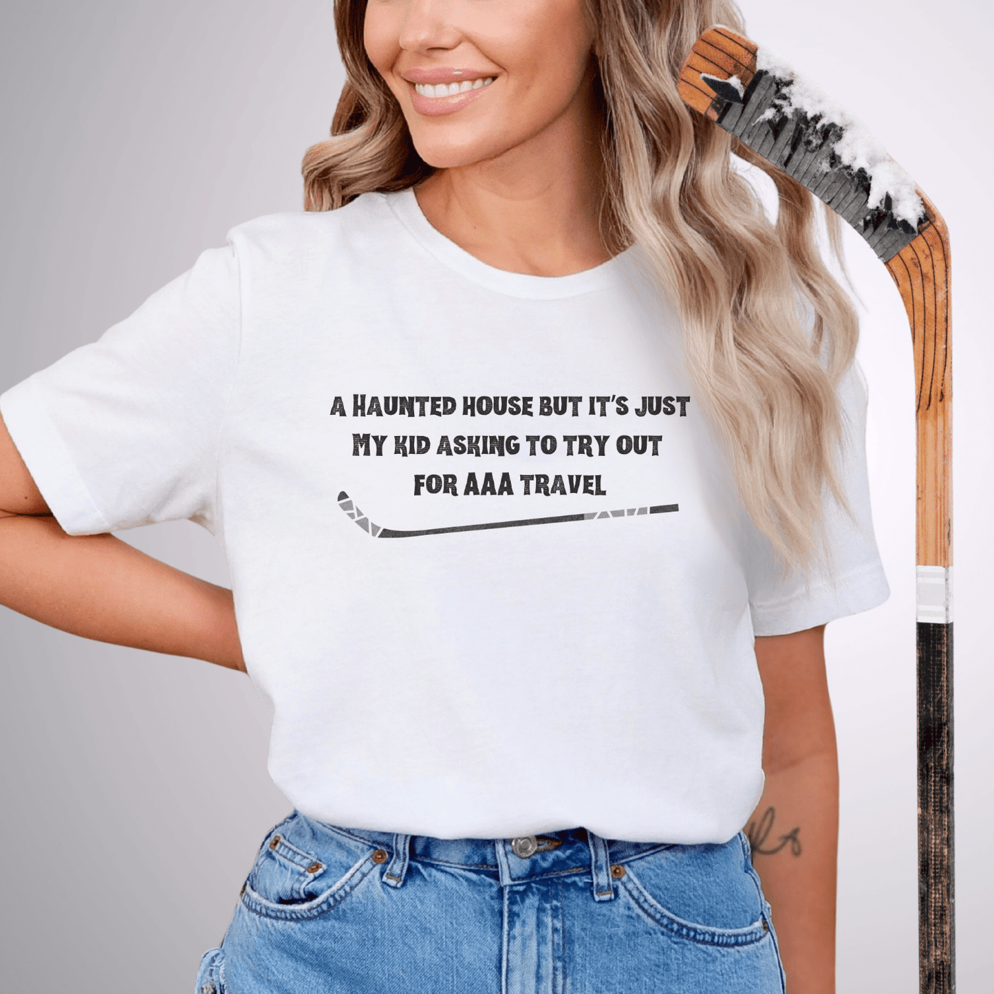 Haunted House with Travel T-Shirt White / S T-Shirt